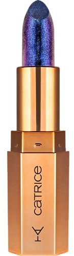 Catrice ABOUT TONIGHT Metallic Lipstick, Nr. C01, Blau, metallisch, vegan, ohne Parabene, ohne Mikroplastikpartikel, Nanopartikel frei, 1er Pack (3.2g)