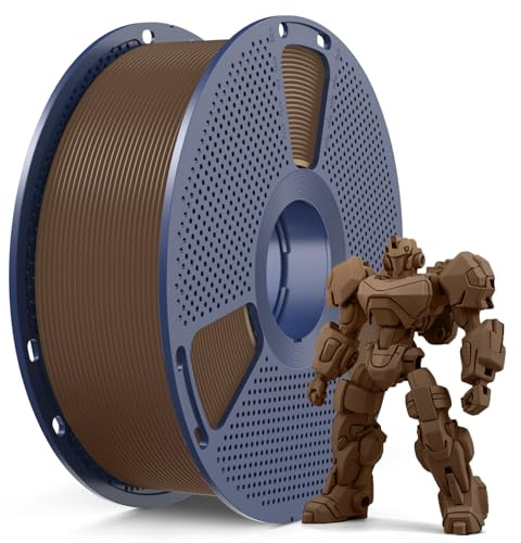 SUNLU PETG Filament 1.75 mm, Hochfestes 3D Drucker Filament PETG, Unübertroffene Haltbarkeit und Flexibilität, 3D Druckfilament 1,75mm, Passt für die meisten FDM 3D-Drucker, 1kg Spule, petg Schokolade