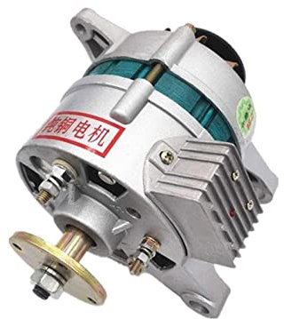 Carga CA/CC con generador de lámpara 12v14v vehículo agrícola triciclo Tractor generador de imanes permanentes de doble propósito,Durabilidad Duradera(500W single wheel)