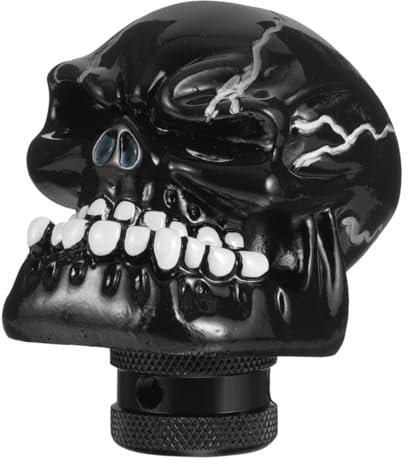 SOLUSTRE 5stücke Knob Stick Shift Knob Kreativer Schaltknauf Im Skull-design Für Manuelle Fahrzeuge Für Einen Stilvollen Innenraum Einfache Komfortabler Griff