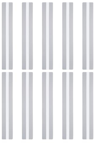 PATIKIL Strisce di Lettura Guidate, 10pz Segnalibri Colorato Sovrapposizione Segnalibro Riduzione Stress Visivo Insegnante Forniture Didattiche per Classe, Trasparente