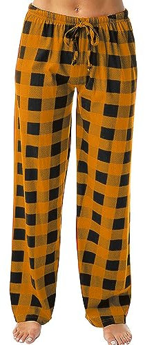 Weihnachts Pyjama Damen Womens Plaid Pyjama Pants Loose Fit Loungewear Drawstring Soft Pj Bottoms Sleepwear Buffalo Plaid Pajama Pants XL