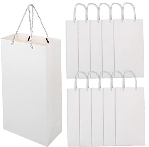 OKUMEYR 10pièces à Vin Papier Kraft De Remballage pour Vin Rouge avec Poignées pour Et Événements Festifs