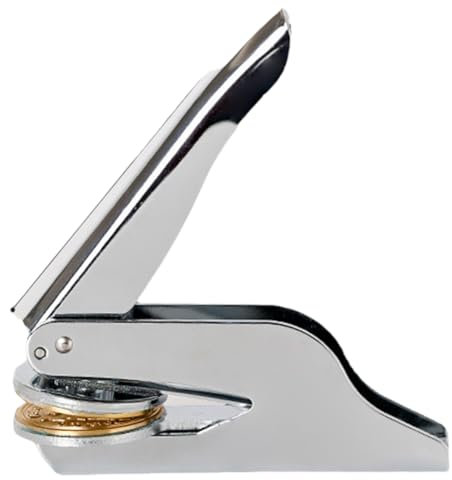 Prägestempel Aus Edelstahl, Personalisierbar, für Hochzeitseinladungen, Umschläge, Siegel, Individueller Stempel mit Ihrem Eigenen Logo, Silber