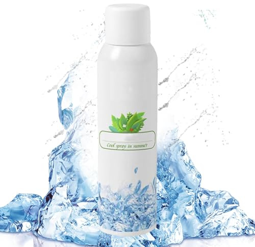 Spray rafraîchissant, spray rafraîchissant naturel et doux pour le corps – Spray rafraîchissant pour le visage, brume rafraîchissante instantanée hydratante pour les déplacements, la marche, les