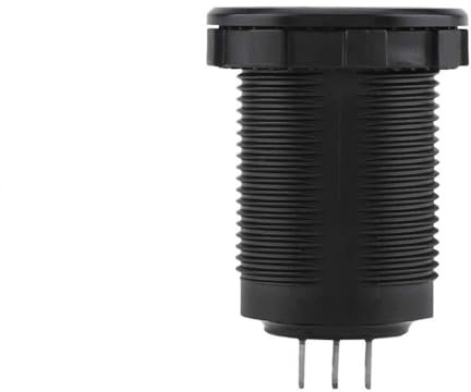 Voltmetro per Auto, Voltmetro Amperometro Digitale, Misuratore di Tensione e Corrente con Display a LED Rossi, Facile Leggere per Moto, Barca, ATV,