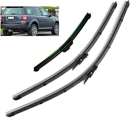 HOCAH Juego de Escobillas Limpiaparabrisas para Land Rover Freelander 2 2007-2014 24in+20in+14in, Escobilla Coche Limpiaparabrisas Delantero, Fácil Instalación
