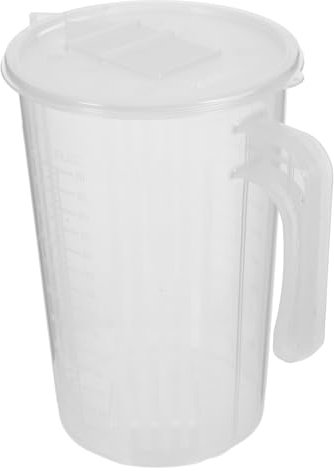 OHPHCALL Vaso Medidor De Plástico Tapa Deslizante y Escala Graduada Doble Para Cocinar y Hornear Casa Aire