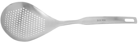 Healifty Cuillère à Fentes Acier Inoxydable Pour Égoutter Nouilles Et Raviolis Louche Passoire Polyvalente Pour Cuisine Domestique Et Professionnelle