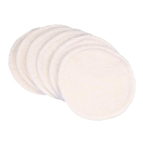 minkissy Lot de 6 set de Coussinets D’Allaitement Lavables Anti-Galactorrhée en Fibre de Bambou Ultra Absorbants Doux Peau Protection les Fuites Usage Quotidien pour Mamans Allaitantes