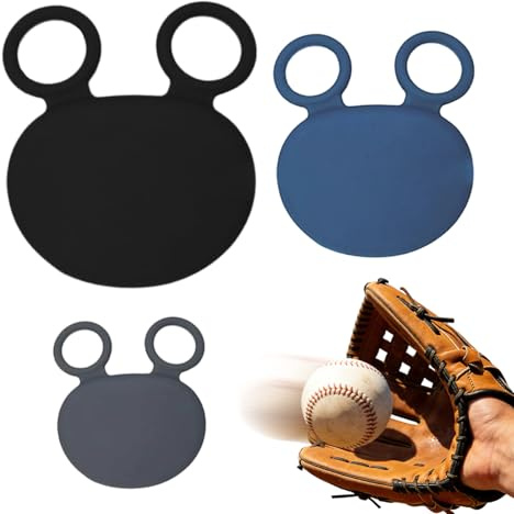3- silikonsoftball-palmskydd | stoppningstillbehör för, för att förebygga , stick, träning, hockey, praktisk träff, vuxen, ungdom