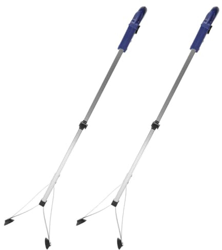 Didiseaon Pinza Raccogli Rifiuti Pieghevole Set 2 Pezzi in Lega di Alluminio e Abs Leggeri e Compatti Strumento per Raccolta Rifiuti Domestici per Anziani e Disabili