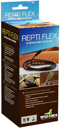 Reptiles Planet - Cordini riscaldati per terrario Reptile Repti Flex 5 m 15 W