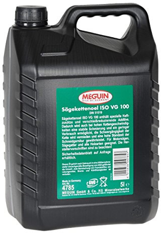 Meguin 4785 Sägekettenöl 100 Mineralisch, 5 L