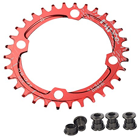 UPANBIKE Bike Bicycle Narrow Wide Oval Shape Single Chainring BCD 104mm 32T 34T 36T