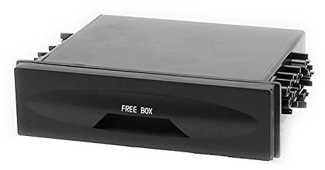 Carav 11-907 DIN Schublade Ablagefach für Radioblende Universal. Außenmaße 176 x49 x132 mm; Innenmaß: 171x47x132mm