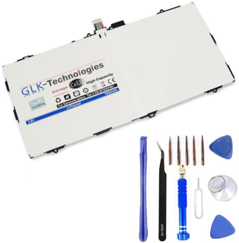 Akku kompatibel mit Samsung Galaxy Tab S 10.5 | Original GLK-Technologies Battery | SM-T800 SM-T801 T805 SM-T807 SM-T807P EB-BT800FBE EB-BT800FBC | 7950mAh | inkl. Werkzeug Set Kit