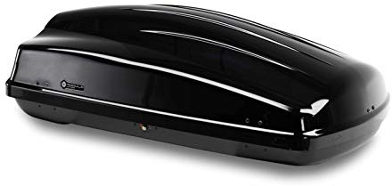 MODULA Case System Ciao 340 MOCS0330 - Box da tetto 140 x 80 cm, 340 l, colore: Nero