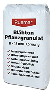 Argile expansée pour plantes Granulés d'argile 4-16 mm Grain 50 l Sac de substrat hydroponique pour jardinières pots de fleurs Matériel de drainage Argile expansée Sac de 50 l