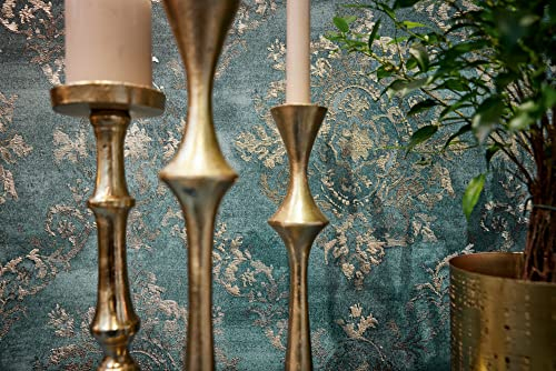 A.S. Création Livingwalls My Home My Spa Barock Tapete Blau Beige 387073 Wohnzimmer Vliestapete Ornamente 10,05x0,53m Made in Germany