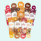 OATSOME® Smoothie Bowls Probierpaket I Neuer Inhalt | 15x50g Portionsbeutel | 100% Natürlich, Vegan & Ohne Zuckerzusatz | Frühstück | Gefriertrocknung | Zum Mitnehmen & Testen