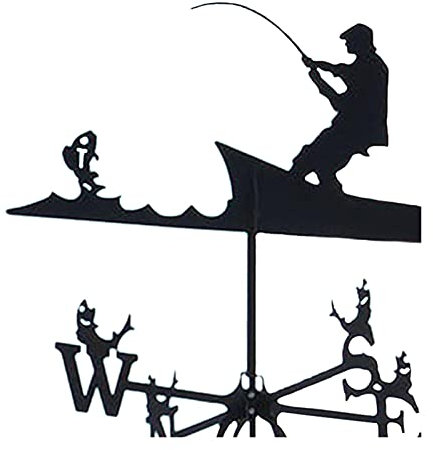 Carillons éoliens tourbillonnants, cloche à vent à suspendre, girouette en acier inoxydable, support de toit, girouette de jardin, scène de grange, décor de piquet de cour, décoration de jardin