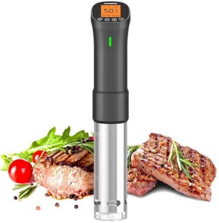 Termometri da Cucina Wi-Fi Culinary Sous Vide Precision Cooker Slow Cook with 1000W Immersion Circulator&Stainless Steel Components