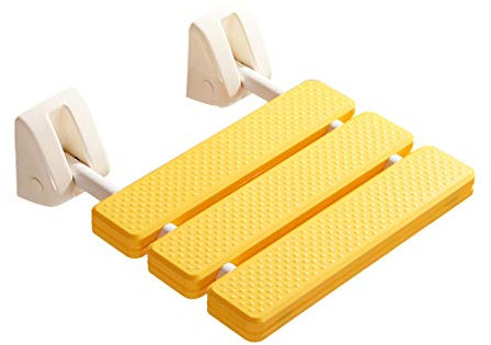 Duschhocker Faltbar Rutschfester Duschklappsitz Wandmontierter Klappsitz Duschstuhl Traglast 120 Kg Sicherheitsstuhl Bad-Sicherheit Für Kinder Senioren
