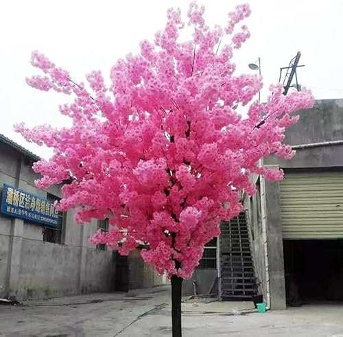 Großer künstlicher Kirschbaum mit Blüten, Kunstbaum mit Pfirsichblüten for Hochzeitsfeiern, Heimdekoration for den Innen- und Außenbereich(2mx1.8m)