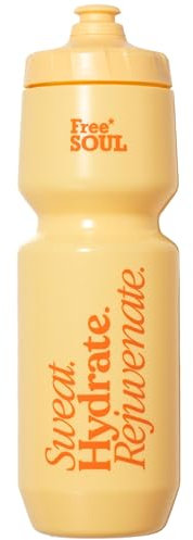 Free Soul 700ml Hydrate Water Bottle, Lightweight Portable Sports Water Bottle Ideal for Running or Cycling for Gym and Outdoor, Dishwasher Safe, BPA Free