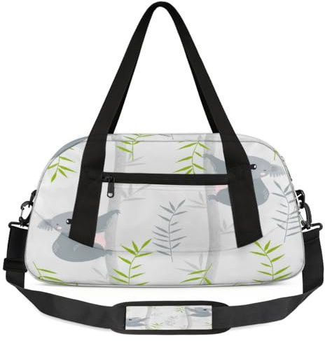 Sac de sport en bambou pour enfants, garçons et filles, adolescents, sac de sport pour week-end, voyage, gymnastique, danse, ballet, multicolore