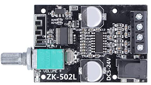 Scheda Amplificatore di Alimentari Mini Amplificatore Stereo Modulo Audio Digitale ZK - 502L AMP per Altoparlanti Fai -da te