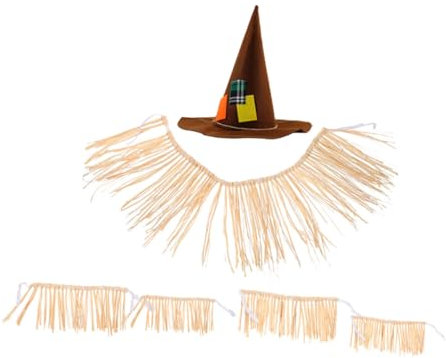GLEAVI Conjunto De Cinco De Falda Hula Falda De Hierba Hawaiana Para Fiesta Disfraz Práctico De Rafia Para Espectáculos De Adultos