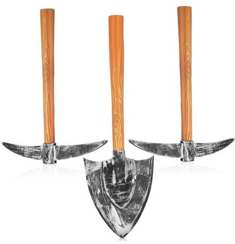 TOGEVAL Piccone e in Schiuma Resistente per Cosplay Accessori per Halloween Feste Tema e Spettacoli Teatrali