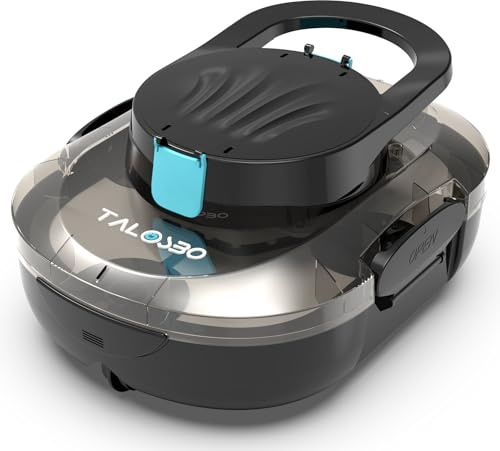 TALOSBO S1PRO 2026 Upgrade Robot Piscina Senza Fili, Doppio Motore, Aspirapolvere per Piscina, Automatico 120 Minuti, per Piscine Fuori Terra Fino a 100 m²