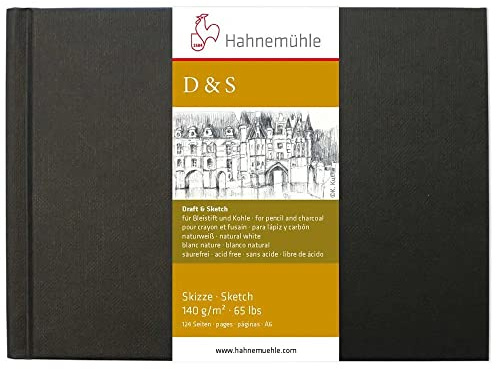 Hahnemühle 10628323 Zeichenblocks und Skizzenbücher Skizzenbuch 140g 62 Blatt