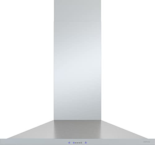 Zephyr ZAN-E30D Anzio 290-600 CFM 30 Inch Wide Wall Mounted Range Hood with LumiLight LED Lighting - Stainless Steel