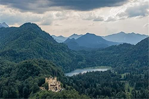 YINGXIN88 2000 Teile Puzzles für Erwachsene Puzzles 2000 Teile Schloss in den Bergen Lernspiele Heimdekoration Puzzle Geschenke-70x100cm