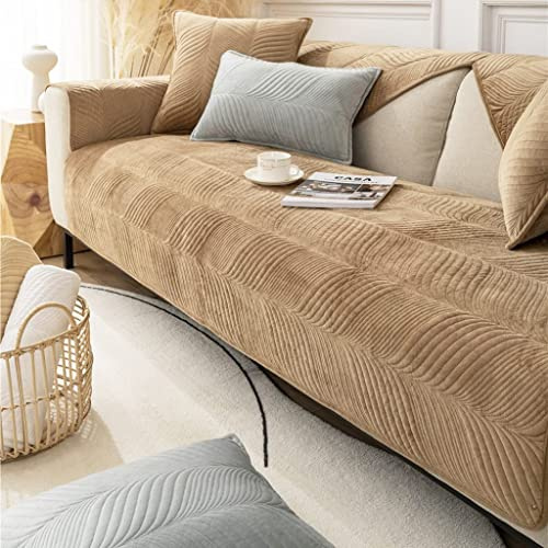 WYJHNLBEDC Sofa/Couch überzug/überwurf/überwurfdecke/Sofabezug Sofaschutz | Warmer Super Weicher Kurzer Plush Fleecedecke für Sofa L Form/U Form/Ecksofa 3/2/1 Sitzer, Sofaschutz Hund Kratzschutz Katze