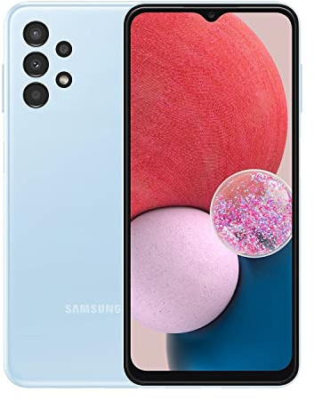 Samsung Galaxy A13 (64 GB) Azul Claro – Teléfono móvil libre, Smartphone Android de 4 GB RAM, con pantalla de 6,6'' y batería de 5000 mAh - Chipset 2022 (Versión ES) (Reacondicionado)