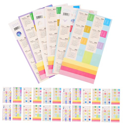 COHEALI 15sätze Kalenderaufkleber Monatliche Index-tabs Für Planner Und Notizen Vielseitige Kalenderstickers Für Organisation Und Planung Verschiedenen Farben