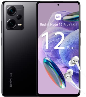 Xiaomi Redmi Note 12 Pro+ 5G, 8/256GB, pantalla de punto AMOLED FHD+ Flow de 6.67, 5.000 mAh, cámara de 200 MP, hipercarga de 120W, SIM dual, blanco polar (Reacondicionado)