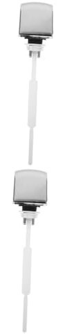 OSALADI 2pièces Bouton Poussoir Latéral Pour Réservoir De Toilette Plastique Remplacement Pour Bouton De Chasse Eau Compatible Plupart Des Toilettes Et Élégant