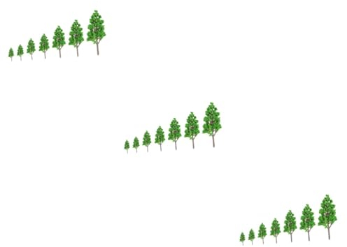 SEWACC 21 STK Pappelbaum-Modell Mini-pappeldekor Landschaftsmodellbaum Mini-modellbäume Modellbaum Für Den Garten Pappel