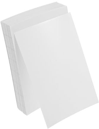 Happyyami Selbstklebende Laminierfolie PVC Transparent Kaltlaminierfolie Für Fotos Dokumente Büro 100 Stück Schutzfolie Verblassschutz