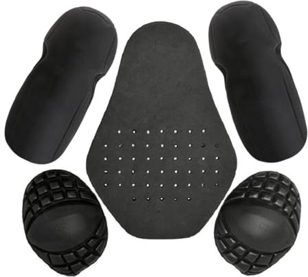 Espinilleras Moto - Juego de almohadillas para codo, hombros y espalda, espinilleras elásticas para motocicleta,Manga de protección de espinilleras, protector de codo, equipo deportivo, protector de d