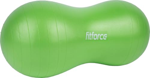 Melan-Store Fitforce PEANUTBALL 90 – Ergonomischer Gymnastikball in Erdnussform, 90 x 45 cm – Für Reha, Fitness, Schwangerschaft & Haltungstraining – inkl. Pumpe, bis 200 kg belastbar