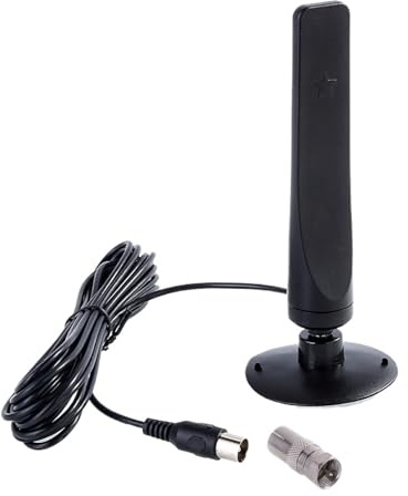 Amplificador De Antena HDTV Digital For Interiores, Potenciador Señal HD 4K 1080P For El Hogar, Canales TV Satelital Gratuitos, Receptor Cobertura más amplia