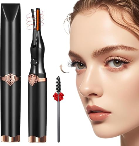 Recourbe Cils Chauffant, Eyelash Curler Rechargeable Recourbe-Cils Portable Électrique Avec 3 Modes de Température Chauffant Rapide 10 Secondes Recourbe Cil Professionnel pour Tous Les Cils