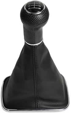 Palanca Velocidad Coche Pomo Palanca Cambios 5/6 Velocidades, 12 Mm, Funda Protectora Para VW Para GTI R32 Para Bora Para Jetta Para Golf 4 IV Para MK4 Para SFN149 Cambio Marchas Coche(6 Speed)